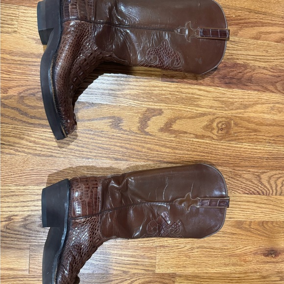 Handmade Crocodile Lucchese Boots - Picture 8 of 10